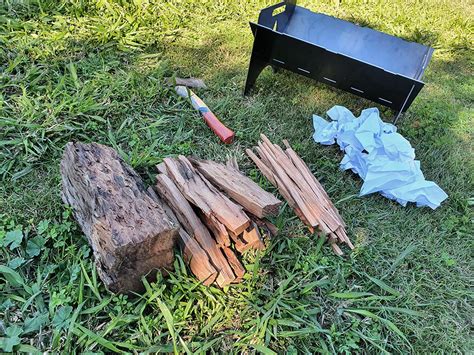 Guide to Making Kindling for a Fire .